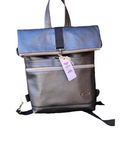 Rolltop Tasche  3 in 1 - grau