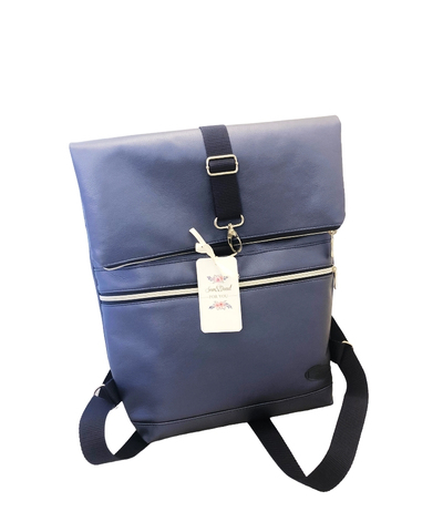 Rolltop Tasche - dunkelblau