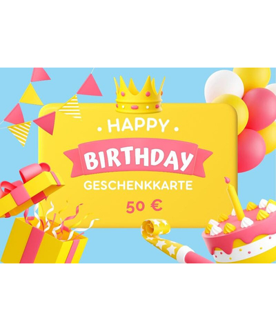 Geschenkkarte - Geburtstag